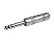 SWITCHCRAFT 297 1/4" TRS Stereo Cable Mount Plug - Solder Type
