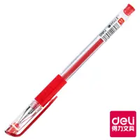 在飛比找蝦皮商城優惠-【Deli得力】中性筆 (E6600S)紅色/0.5mm｜紅