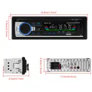 Bluetooth Car Stereo Audio In-Dash FM Aux Input Receiver USB MP3 Radio Player SD