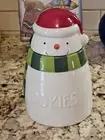 Chistmas Vintage Hallmark Snowman Cookie Jar