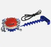 Tug of War Outdoor Treat Dog Ball Teething Chewer Toy & Interactive Rope Chew