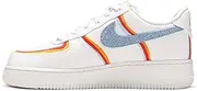 [Nike] Womens WMNS Air Force 1 '07 LV8 DJ4655 133 Denim Swoosh - Size 7 White