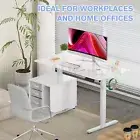 Electric Standing Desk Sit Stand Up Office White Computer Gaming Study Table