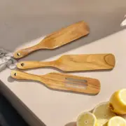 Natural Wooden Spatula for Cooking, Kitchen Spatula Nonstick Utensils Set of 3