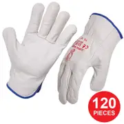 120pcs Cobra Grey Riggers Work Gloves - 2XLarge