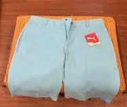 BNWT Puma Golf Essential Pounce Shorts 34 light baby blue brand new