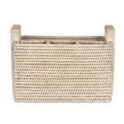 [Florabelle Living] Paume Rattan Cutlery Caddy White Wash