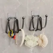 No Punch Hairpin Hook Organizer Traceless Hair Rope Storage Rack Bathroom