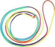 INOOMP Colorful Skipping Rope Elastic Jump Rope for Boys for Outdoor Activities Durable Rubber Band Design Fun Exercise Equipment for Students