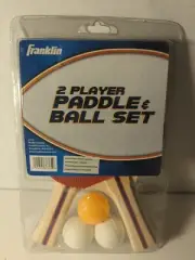 Franklin Ping Pong Paddles 2 Player Table Tennis Set Paddles With 3 Balls