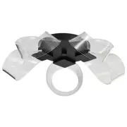 Nuvo Lighting 62/2035 Barnett 21"W Flush Mount Ceiling Fixture - Black