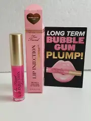 Too Faced Lip Gloss Injection Extreme Bubblegum Plump! - 2.8g/0.10 OZ.