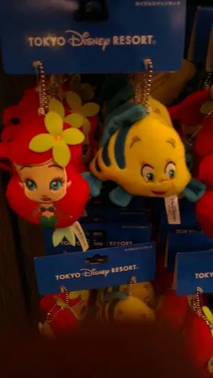 日本 海洋迪士尼 小美人魚 小比目魚 愛麗兒 吊飾玩偶娃娃 DisneySea Ariel