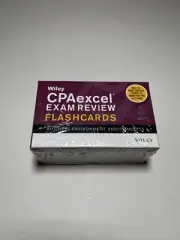 BRAND NEW Set of Wiley CPAexcel Exam Review Business Env and Concepts Flashcards