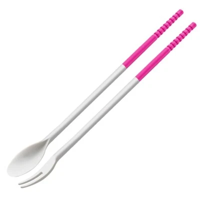 High Quality Japan made Silicone Multi Purpose Chopstick Set with Spoon and Fork