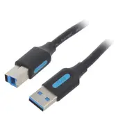 Vention COOBH USB-A to USB-B Cable - 2m - Black USB 3.0 - PVC Type [COOBH]