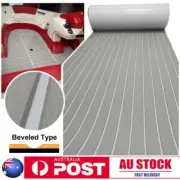 LightGray Bevel EVA Foam Boat Flooring Mat Marine Teak Decking Back Adhesive Pad