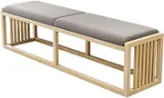 End of Bed Bench Solid Wood Bedside Stool, Shoe Changing Stool, Bedroom Bedside Stool Bench Storage Bench for Bedroom (Color : 4, Size : 100 * 40 * 45cm)