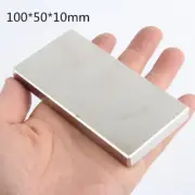 1pcs 100mmx50mmx10mm Big Strong Permanent Rare Earth Neodymium Block Magnets N50