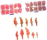 OHPHCALL Plastic Snowman Nose Xmas Decorative Snowman DIY Crafts Making Material Christmas Decor