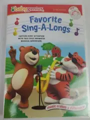 Baby Genius Favorite Sing-A-Longs DVD Plus Bonus CD 0-48 Months New Sealed Pack
