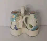 Vintage New Old Stock Cruet Set For Oil And Vinegar
