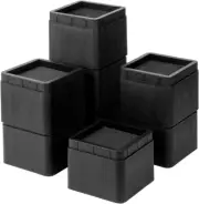 Stackable Bed and Furniture Risers 3 Inch Heavy Duty Bed Lifts for Dorm Couch Ch