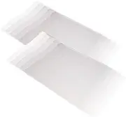 FOMIYES 100Pcs Transparent Plastic Clothes Storage Bags for Travel Zip Packing Pouches for Pants and Garments Dustproof and Sealed Organizers