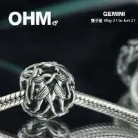 在飛比找momo購物網優惠-【OHM Beads】雙子座(Gemini)