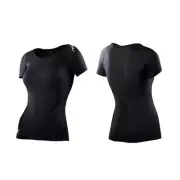 BARGAIN || 2XU Womens Compression Short Sleeve Top – Black