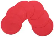 Juliette® Woven Braided Edge Non-Slip Table Placemats 15 Inches Round Set Of 6