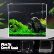 Mini Small Tank No Lid Fish Tank Betta Fish Tank Small Aquarium Home Fish Bowl