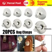 20pcs Bag Purse Clasps Magnetic Buttons Snaps Fasteners Handbag Craft Buttons