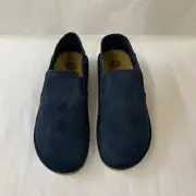 Birkenstock New w/ Box Callan Navy Suede Leather Narrow Width - Select Size