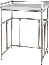Adjustable Height Dryer Stand - Sturdy Stainless Steel Over Washing Machine Storage Rack Unit, Portable Stacking Kit for Washing Machine and Tumble Dryer - Max Load 300KG