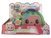 (1) Cocomelon Musical Doctor Checkup Set Case w (4) Play Pieces Jazwares CMW0021