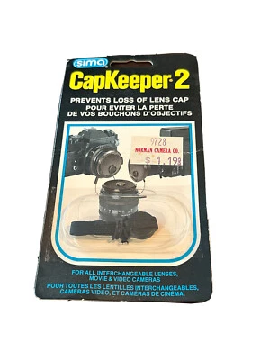 Genuine Sima CapKeeper 2 Camera Lens Cap Lanyard NEW IN PACKAGE