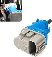 Pack-1 Car 4 Pin Brake Light Switch, Original Standard Replacement Part 1S10920 7T4Z13480AA 8T4T96854M 8T4Z13480A, 4.33" x 1.57" x 1.57" Brake Pedal Switch Accessory, Universal for Cars (Blue)