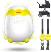 HOTOIQ Baby Rocker, Portable Baby Bouncer, Sleep Aid with Adjustable Speed, 5...