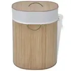 Collapsible Laundry Basket Laundry Bin Dirty Clothes Hamper Bamboo vidaXL