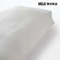 在飛比找momo購物網優惠-【MUJI 無印良品】萊賽爾混二重紗織被套/S 淺灰 150