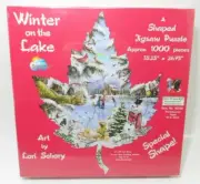 Lori Schory Winter On the Lake Jigsaw Puzzle 1000 Pieces Factory Sealed NIB
