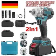 520NM 18V Makita Akku Schlagschrauber Ratschen Akkuschrauber Brstenloser+2 Akku