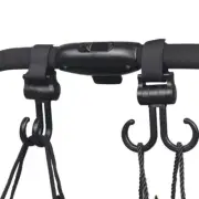 Double Hook Baby Stroller Hanger 360-degree Rotation Adjustment Cart Ho_$d