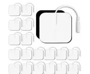 TENS Unit Electrode Pads 20 Medium Sized Reusable Self-Adhesive Replacement