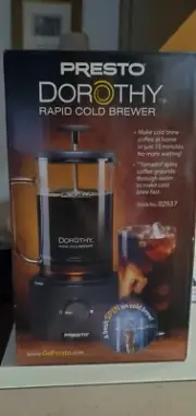 Presto Dorothy Rapid Cold Brewer – New in Box