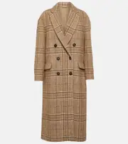 [Brunello Cucinelli] Brunello Cucinelli Double-breasted wool-blend coat AU 16 beige
