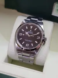 在飛比找Yahoo!奇摩拍賣優惠-勞力士 Rolex 114270 探險家一號 F字頭 盒單齊