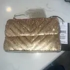 *NWT* Nicole Miller Gold Mermaid Sequin Chain Strap Crossbody Small Bag Purse