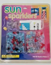 Darice Sun Sparklers~ Beaded Suncatcher Kit Makes 2 Nautical- Sailbt, Lighthouse